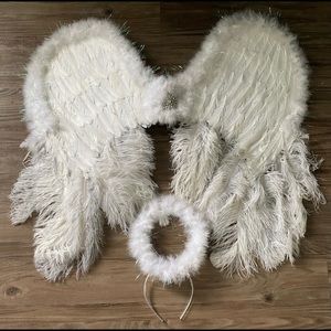 Angel Wings + Halo 😇🕊For Halloween Costume